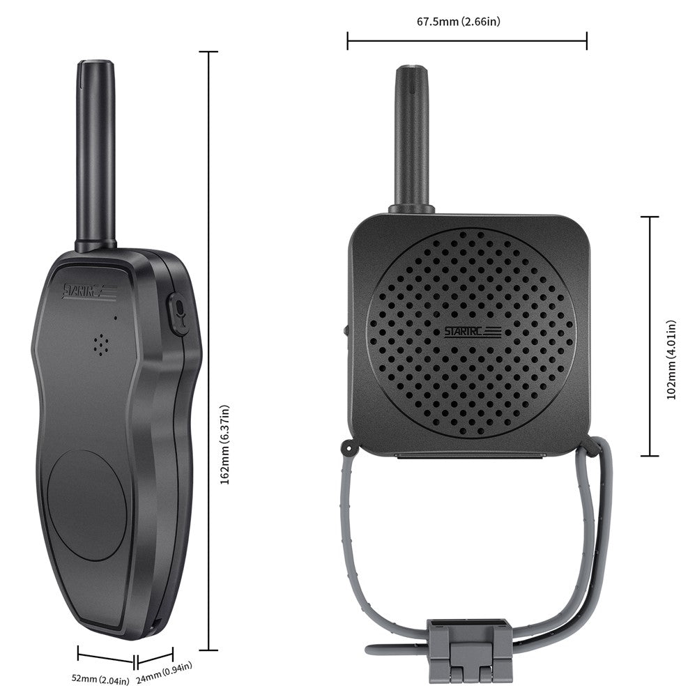 STARTRC 1139358 For DJI Mini / Air / Mavic Series Universal Drone Megaphone Wireless Portable Voice Amplifier