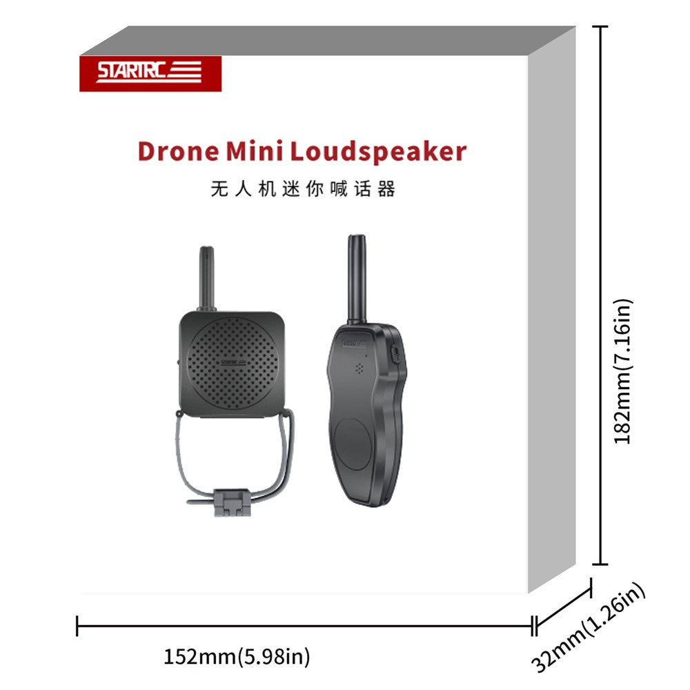 STARTRC 1139358 For DJI Mini / Air / Mavic Series Universal Drone Megaphone Wireless Portable Voice Amplifier