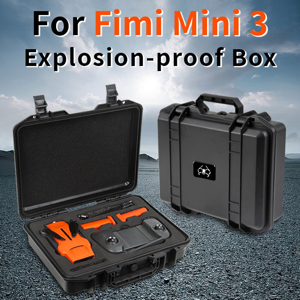 For FIMI MINI 3 RC Drone Storage Bag Anti-Explosion PP Carrying Case Hardshell Handbag