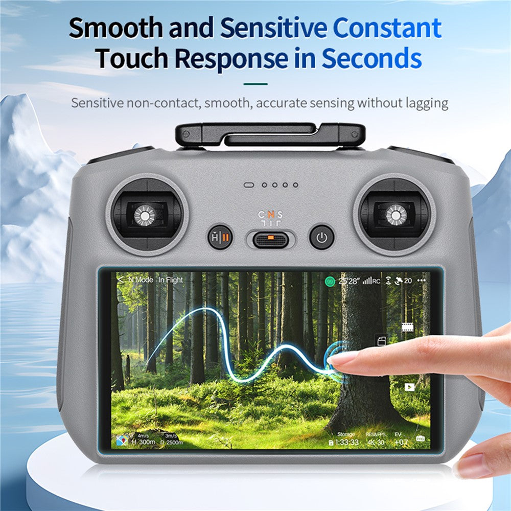 STARTRC 1144277 For DJI RC / RC 2 Remote Control Tempered Glass Film AR Transparency Enhanced Anti-Scratch Film
