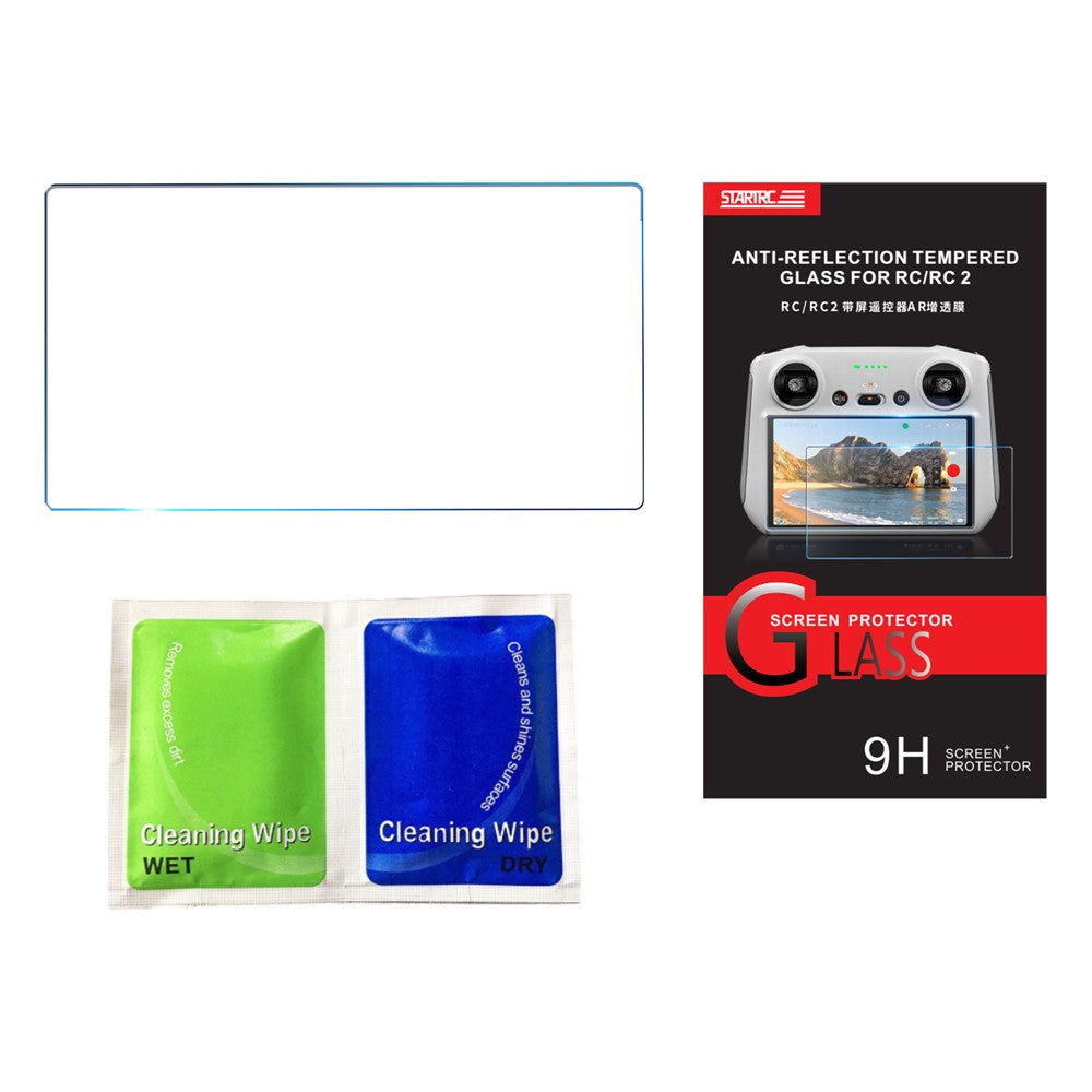 STARTRC 1144277 For DJI RC / RC 2 Remote Control Tempered Glass Film AR Transparency Enhanced Anti-Scratch Film