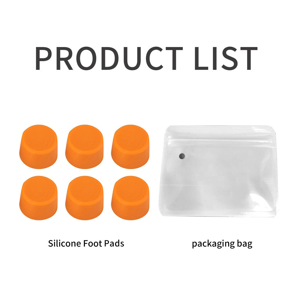 STARTRC 1144444 6Pcs for DJI Avata 2 Soft Silicone Feet Pad Front Rear Feet Heighten Pads