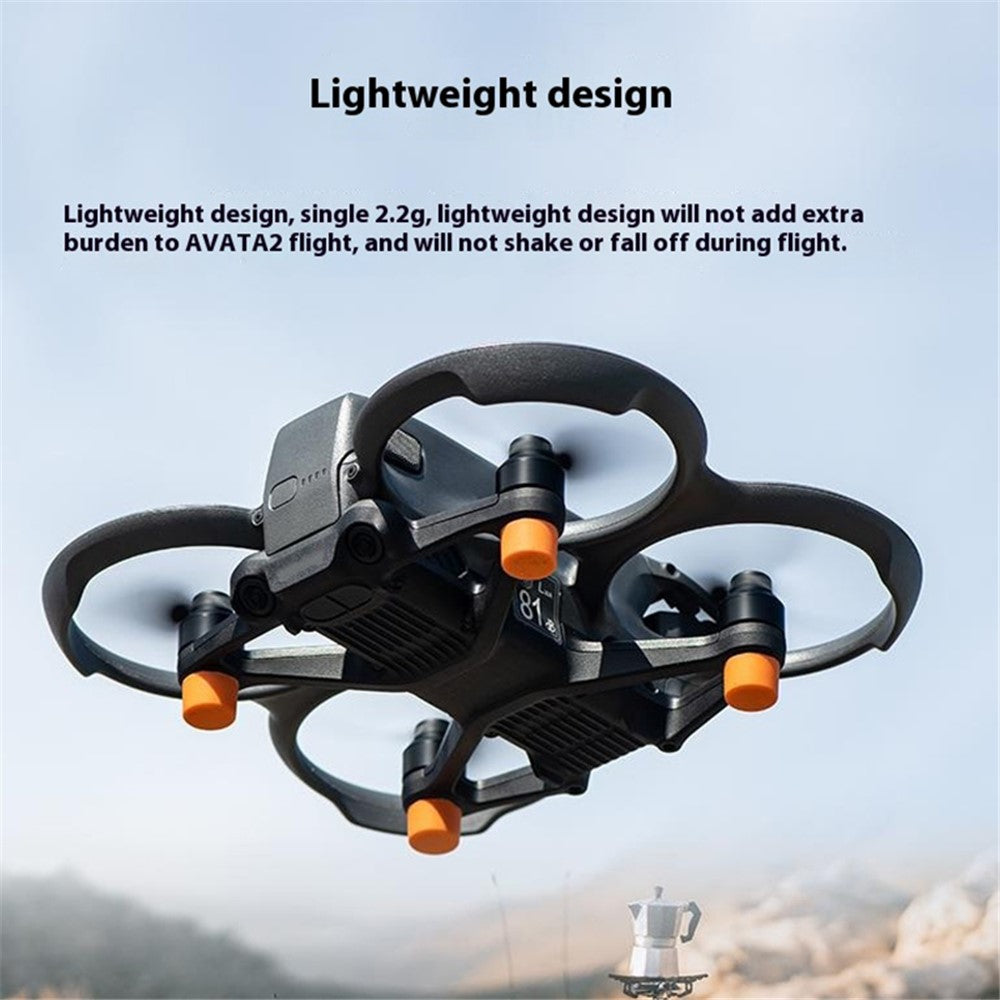 STARTRC 1144444 6Pcs for DJI Avata 2 Soft Silicone Feet Pad Front Rear Feet Heighten Pads