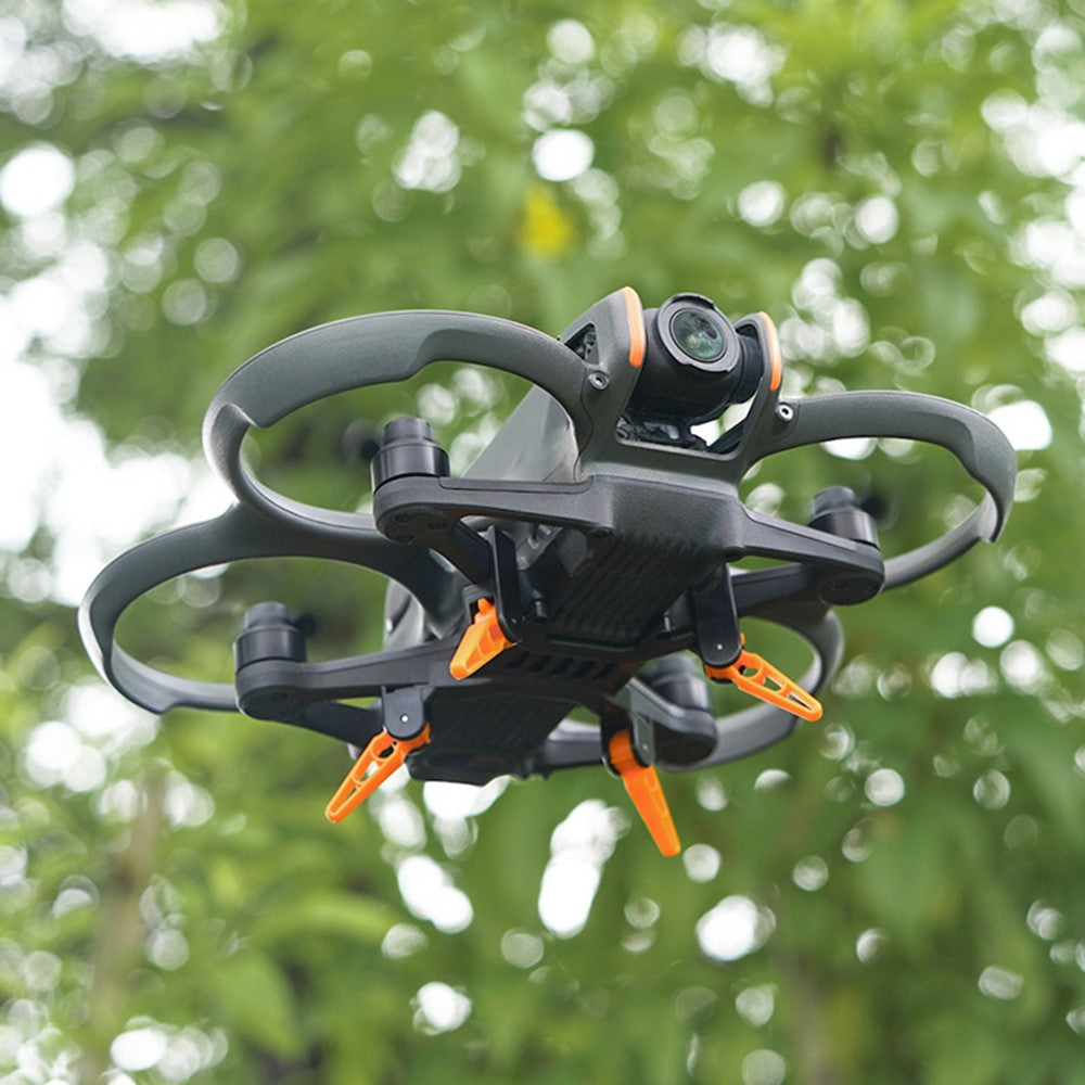 BRDRC For DJI Avata 2 Drone ABS Landing Gear Foldable Anti-Fall Heighten Landing Stand