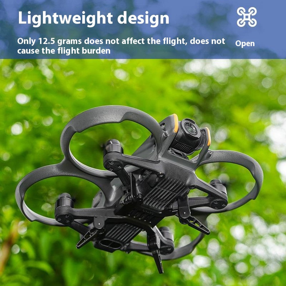 BRDRC For DJI Avata 2 Drone ABS Landing Gear Foldable Anti-Fall Heighten Landing Stand
