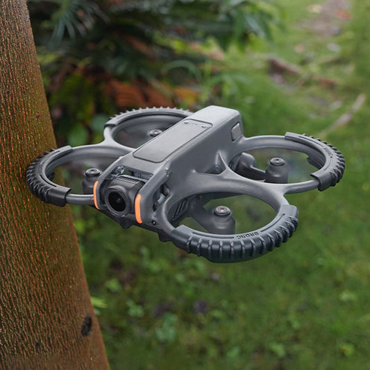 BRDRC 4Pcs / Set for DJI Avata 2 Anti-Collision Drone Propeller Guard TPU Protection Rings