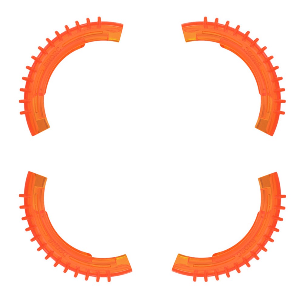 BRDRC 4Pcs / Set for DJI Avata 2 Anti-Collision Drone Propeller Guard TPU Protection Rings
