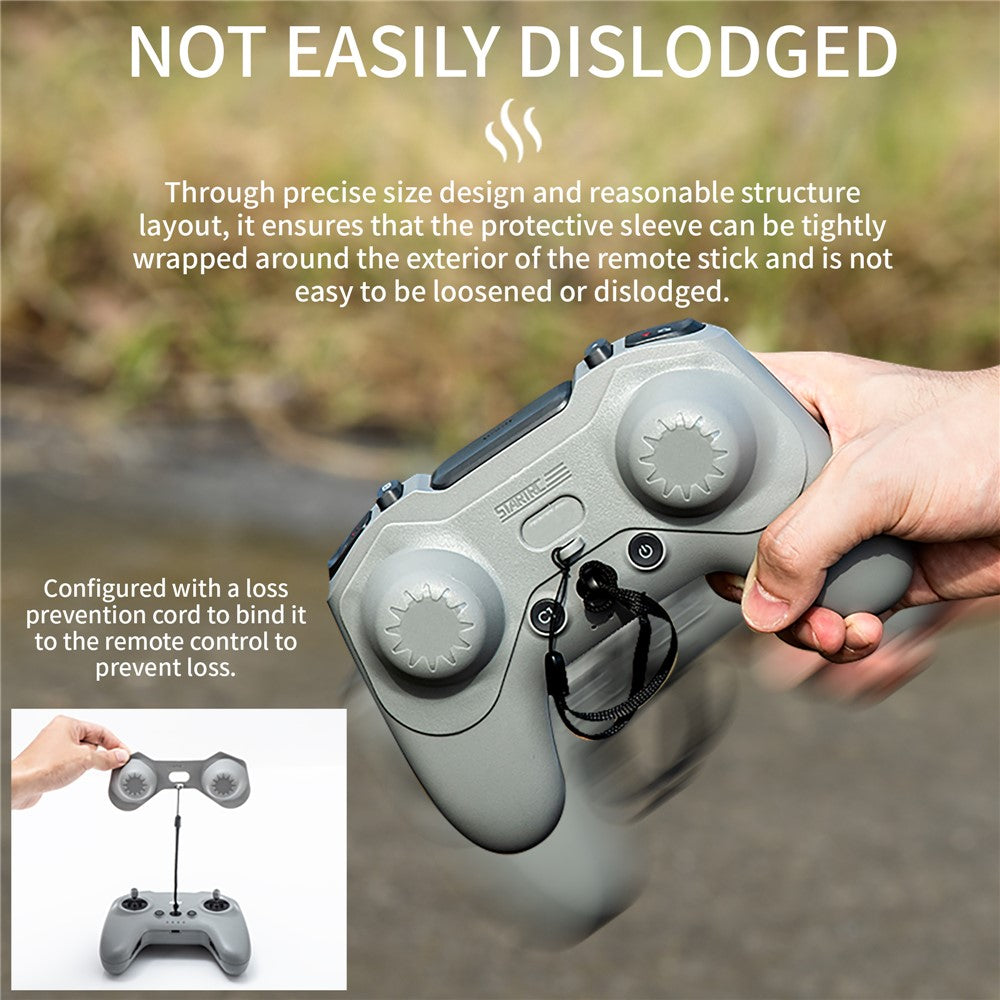 STARTRC 1144376 For DJI FPV Remote Controller 3 / 2 Drone Remote Control Joystick Cover Rocker Protector