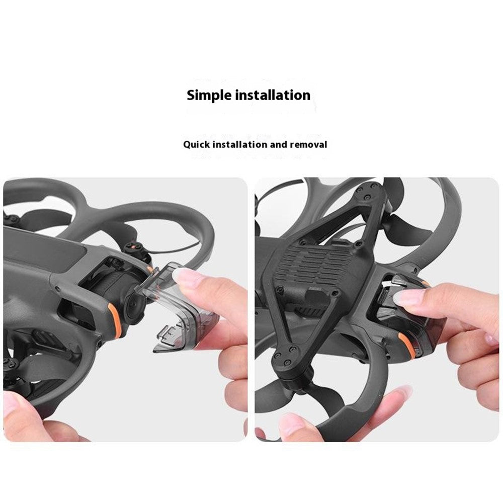 BRDRC For DJI Avata 2 Plastic Camera Lens Cap Guard Drone Gimbal Protector Case