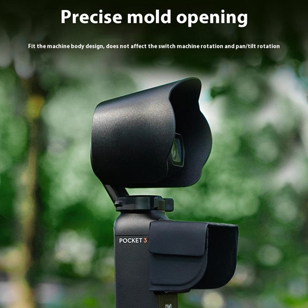 BRDRC For DJI Osmo Pocket 3 Lens Hood Anti-Glare Protection Sunshade Gimbal Camera Accessories