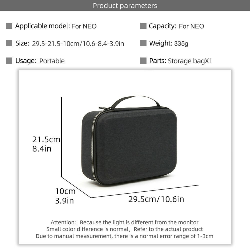 Portable EVA Storage Bag for DJI Neo RC Drone Shockproof Carrying Case