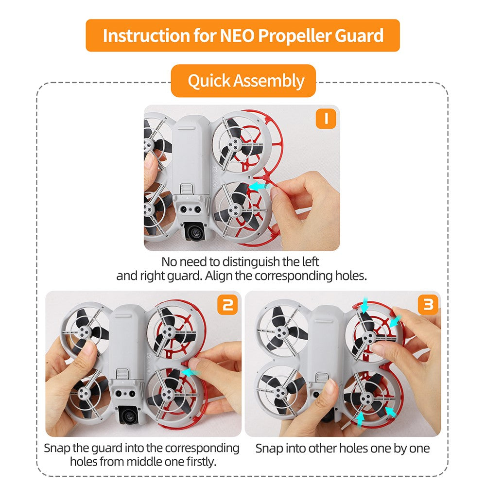 SUNNYLIFE NE-KC863 For DJI Neo Propeller Protector RC Drone Blade Guard Protective Cover