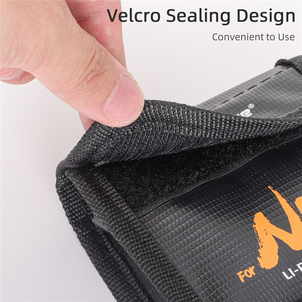SUNNYLIFE NE-DC849 2-Battery Storage Bag for DJI Neo Drone Battery Explosion-Proof Carrying Case
