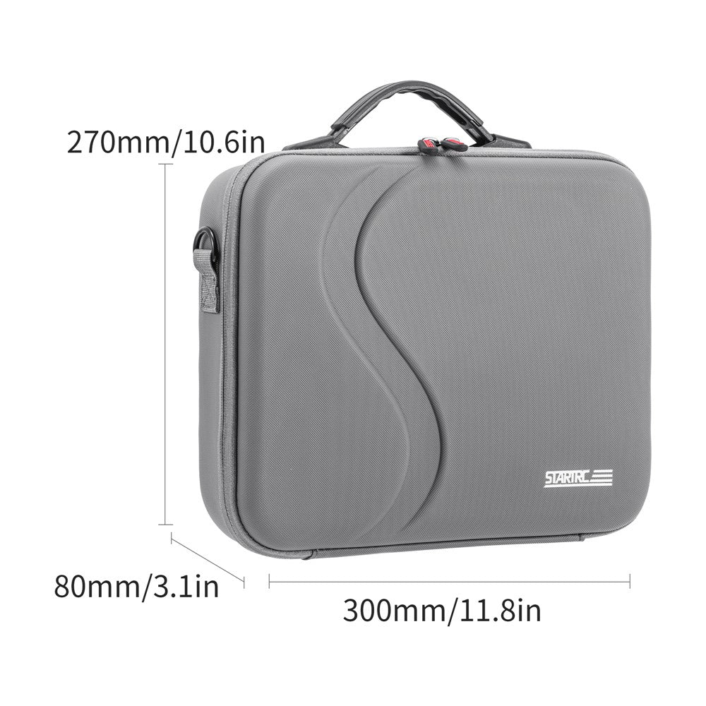 STARTRC 1150193 Portable PU Carrying Case for DJI Neo Drone with Shoulder Strap, 3-Battery Version