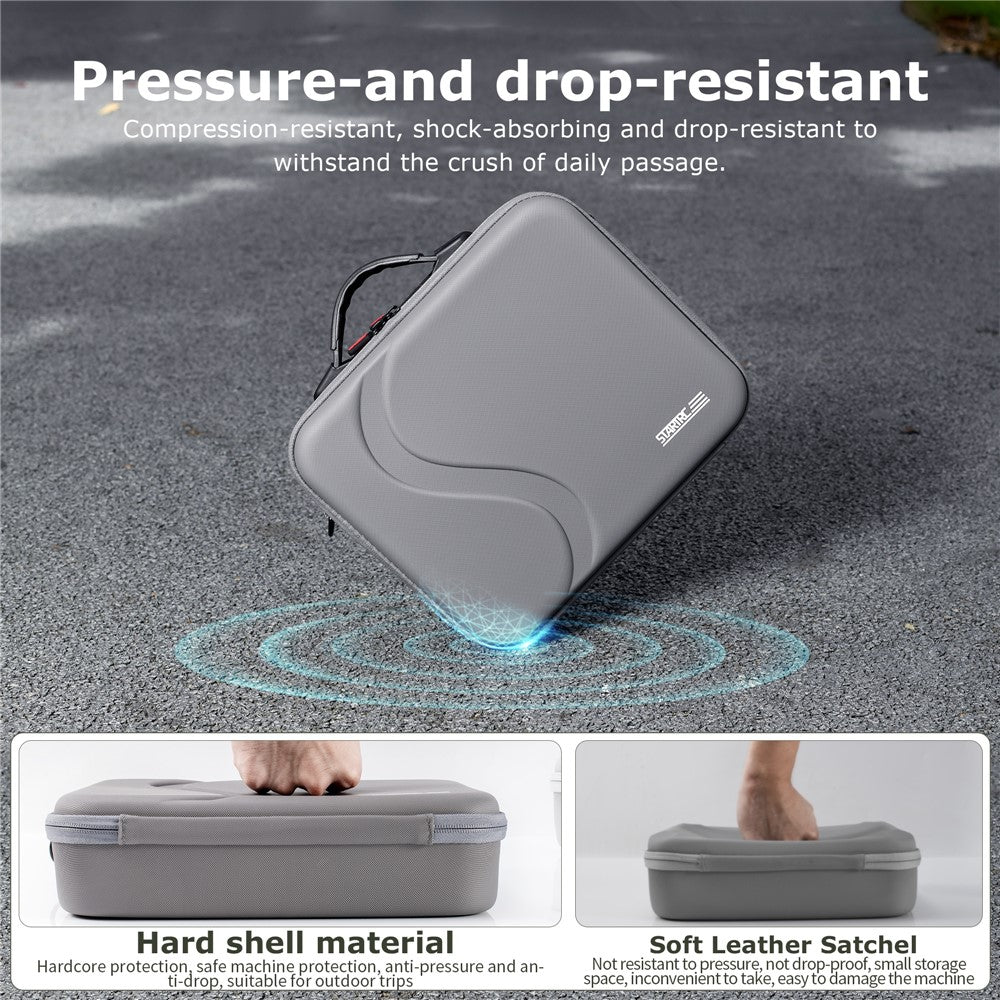 STARTRC 1150193 Portable PU Carrying Case for DJI Neo Drone with Shoulder Strap, 3-Battery Version