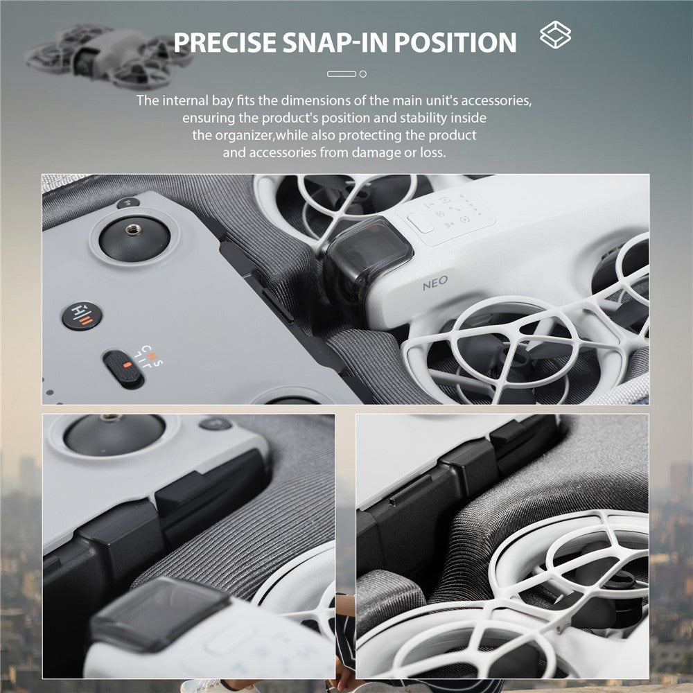 STARTRC 1150209 Portable PU Carrying Case for DJI Neo Drone, Single Battery Version