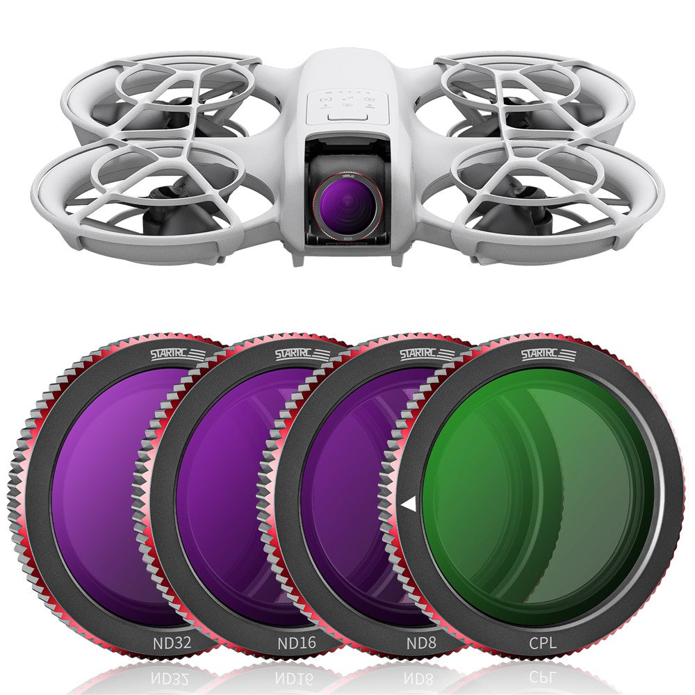 STARTRC 1151596 4Pcs / Set For DJI Neo CPL ND8 ND16 ND32 Optical Glass Drone Lens Filters