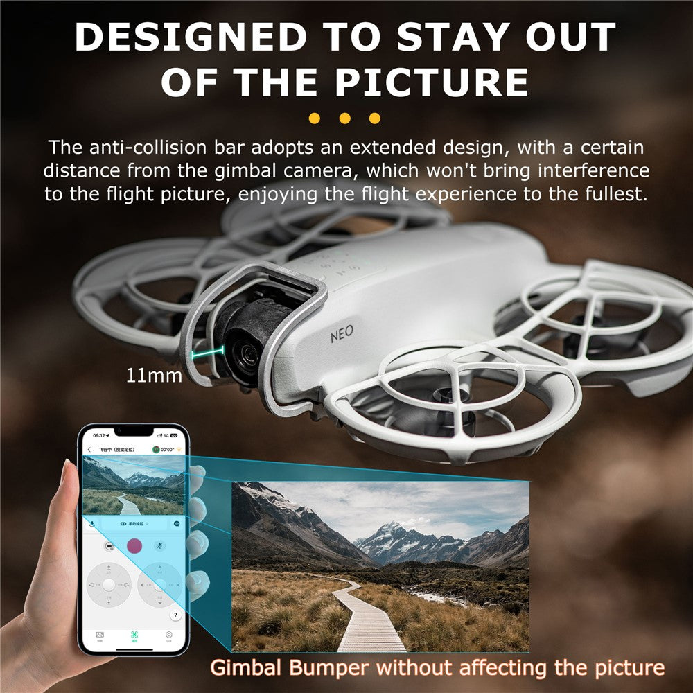 STARTRC 1149876 For DJI Neo Gimbal Lens Bumper Anti-Collision Drone Camera Protective Bar
