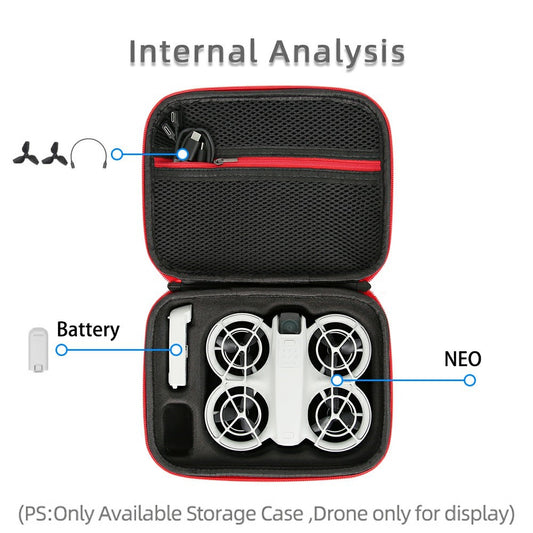 For DJI Neo Carrying Case Integrated EVA RC Drone Portable Storage Bag