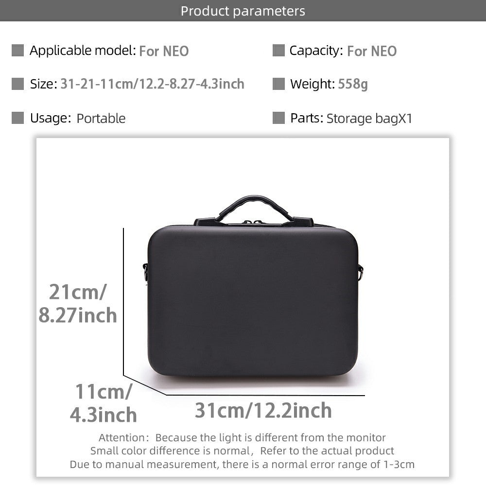 For DJI Neo EVA Storage Bag Drone Accessories Carrying Case with Shoulder Strap