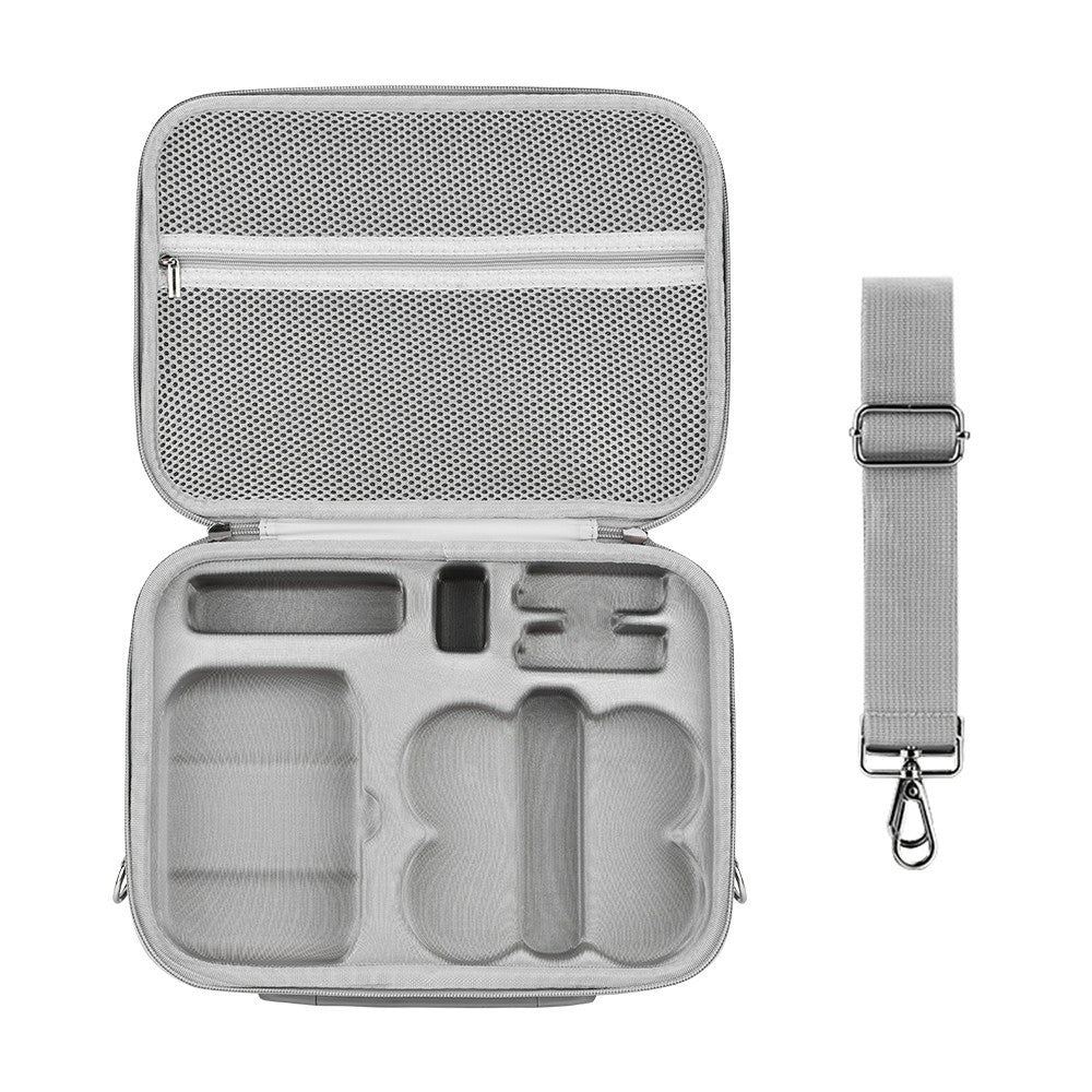 For DJI Neo Drone Portable Case PU Leather + Lycra Storage Bag with Shoulder Strap