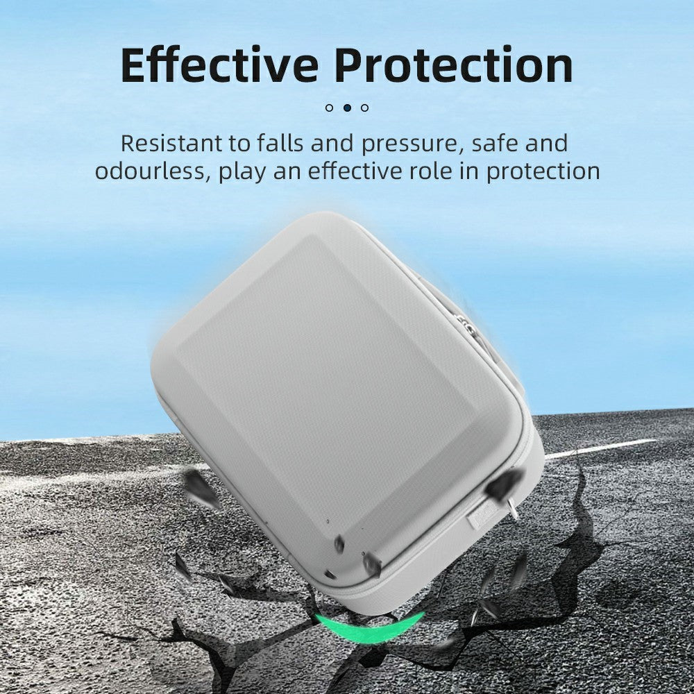 For DJI Neo Drone Portable Case PU Leather + Lycra Storage Bag with Shoulder Strap