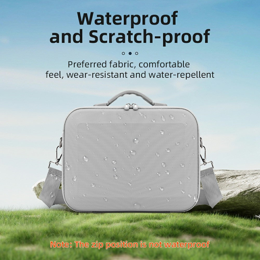 For DJI Neo Drone Portable Case PU Leather + Lycra Storage Bag with Shoulder Strap