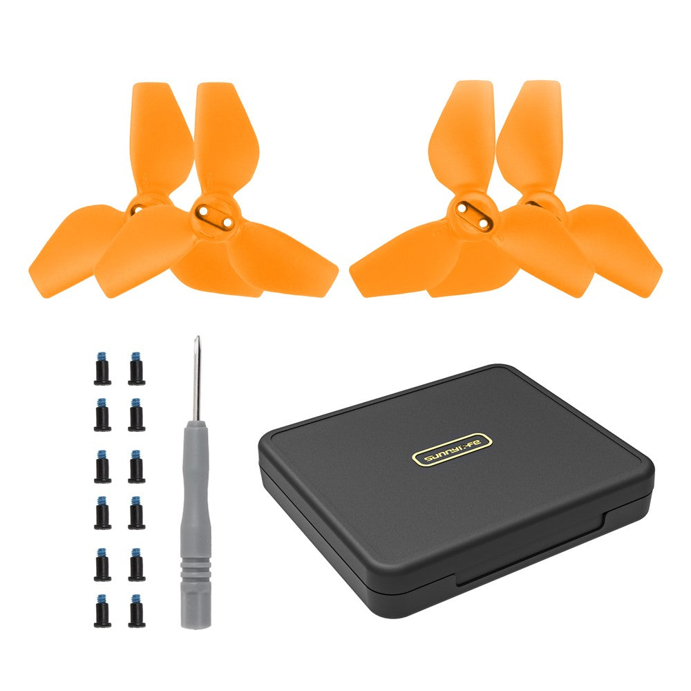 SUNNYLIFE NE-SN891 2 Pairs Propellers + Storage Box Repair Set for DJI NEO RC Drone