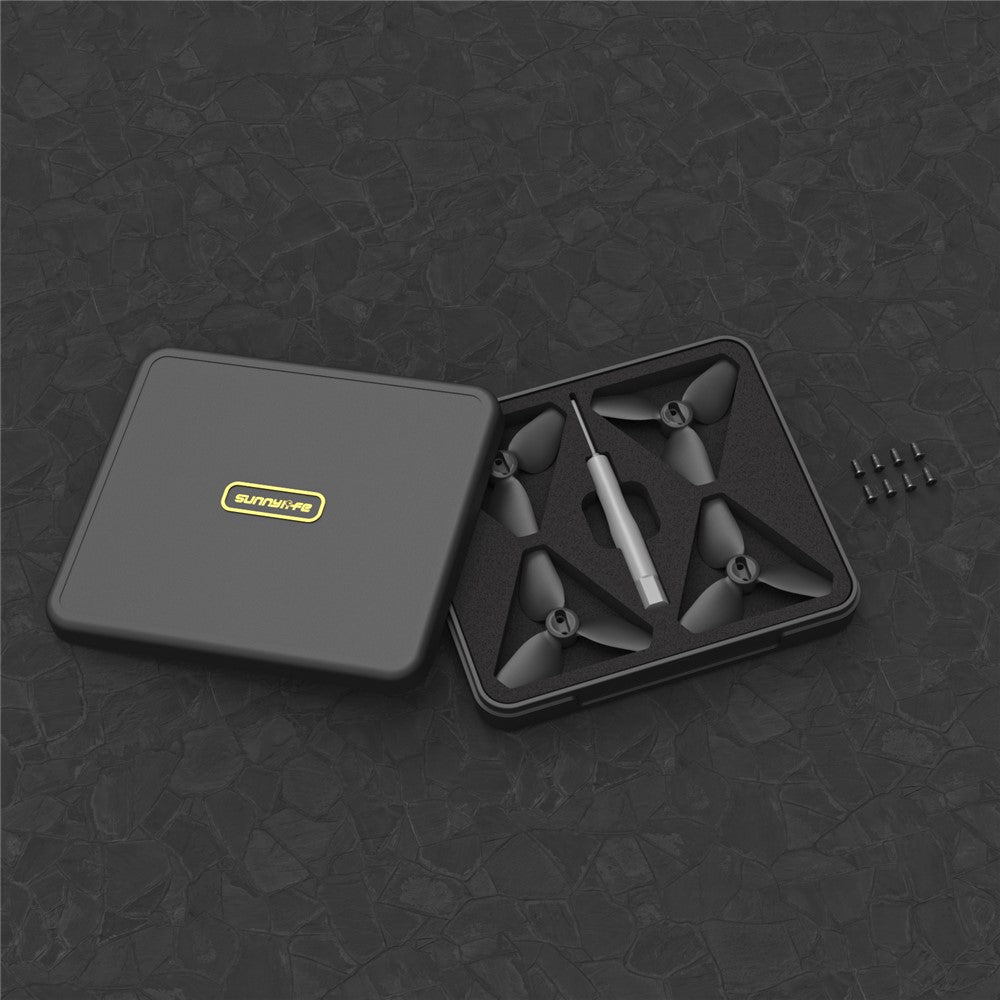 SUNNYLIFE NE-SN891 2 Pairs Propellers + Storage Box Repair Set for DJI NEO RC Drone