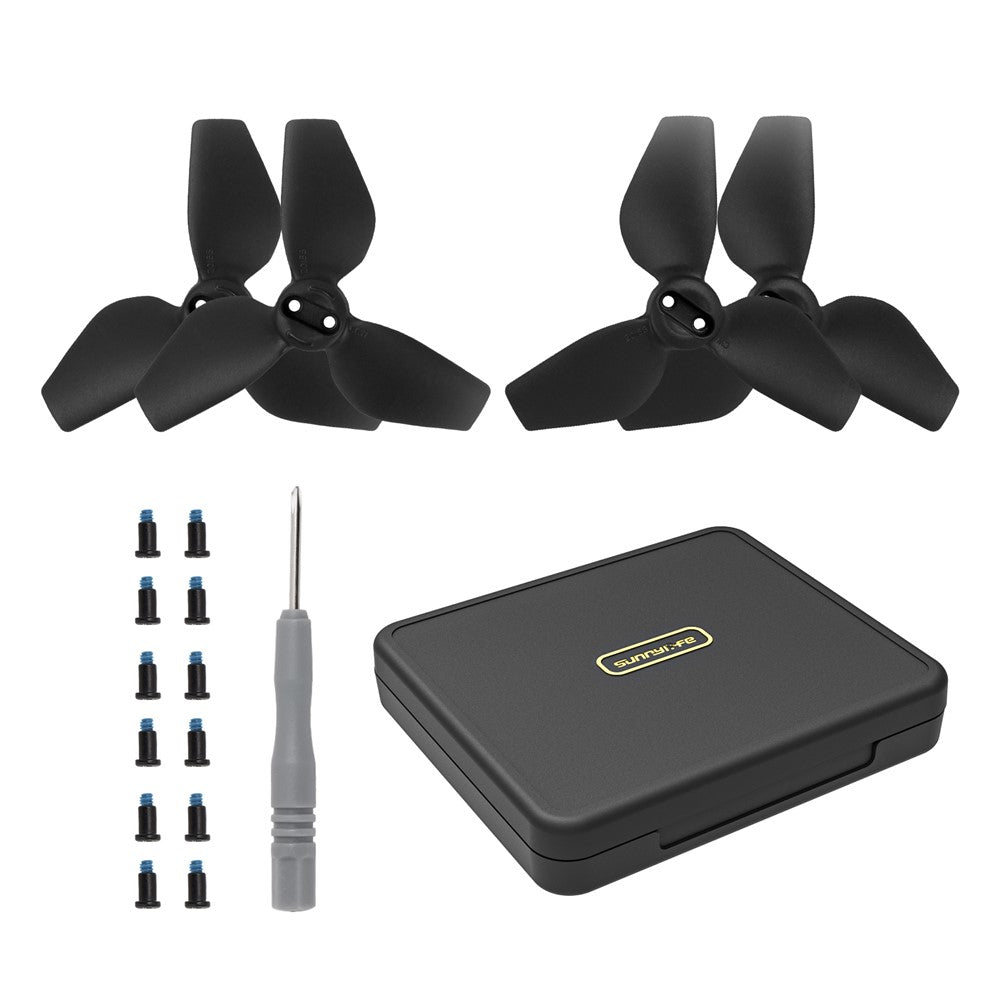 SUNNYLIFE NE-SN891 2 Pairs Propellers + Storage Box Repair Set for DJI NEO RC Drone