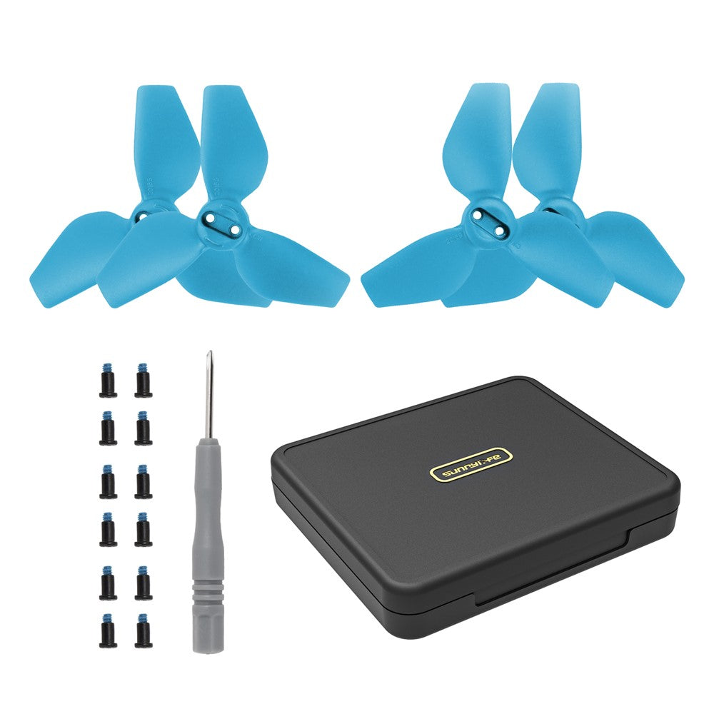 SUNNYLIFE NE-SN891 2 Pairs Propellers + Storage Box Repair Set for DJI NEO RC Drone
