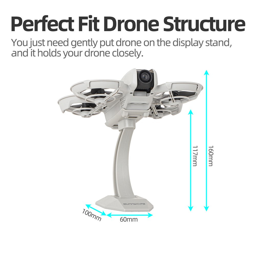 SUNNYLIFE NE-ZJ866 For DJI Neo Plastic Desktop Support Rack Drone Display Stand