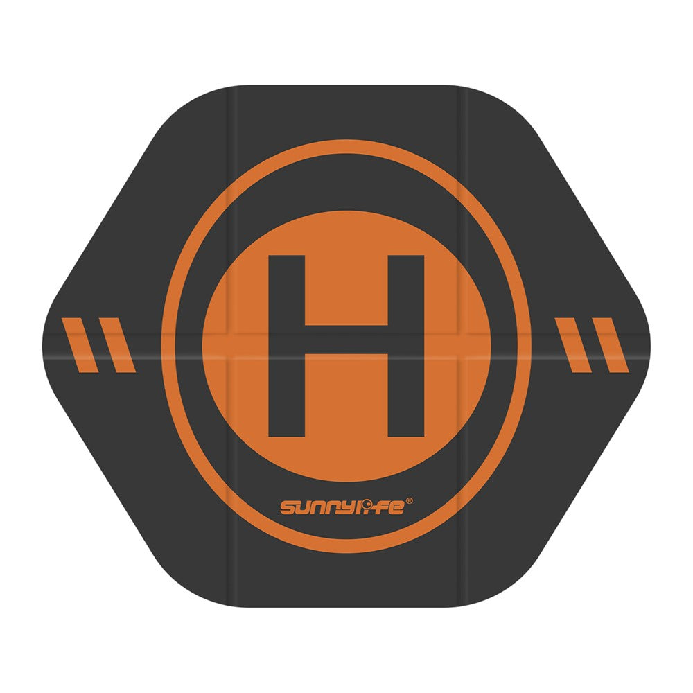 SUNNYLIFE TJP12 35cm PU Leather Double Sided Hexagonal Folding Drone Landing Pad