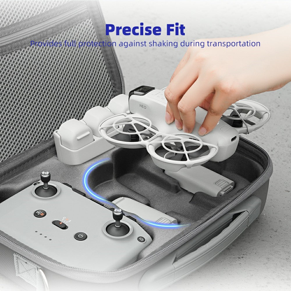 BRDRC For DJI Neo Drone Protective Case Crossbody Portable Storage Bag with Shoulder Strap