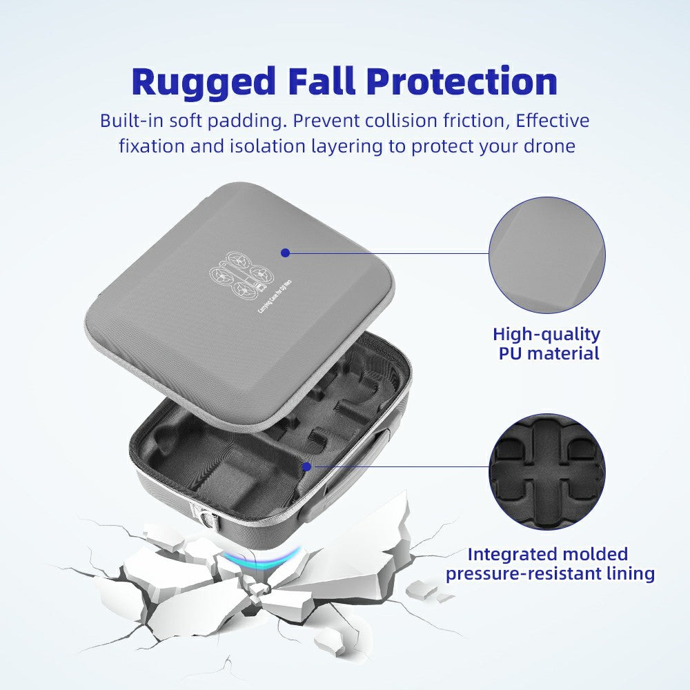 BRDRC For DJI Neo Drone Protective Case Crossbody Portable Storage Bag with Shoulder Strap
