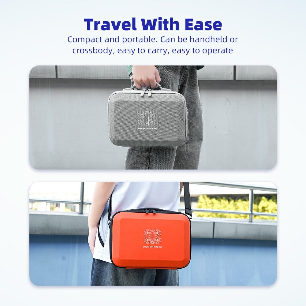 BRDRC For DJI Neo Drone Protective Case Crossbody Portable Storage Bag with Shoulder Strap