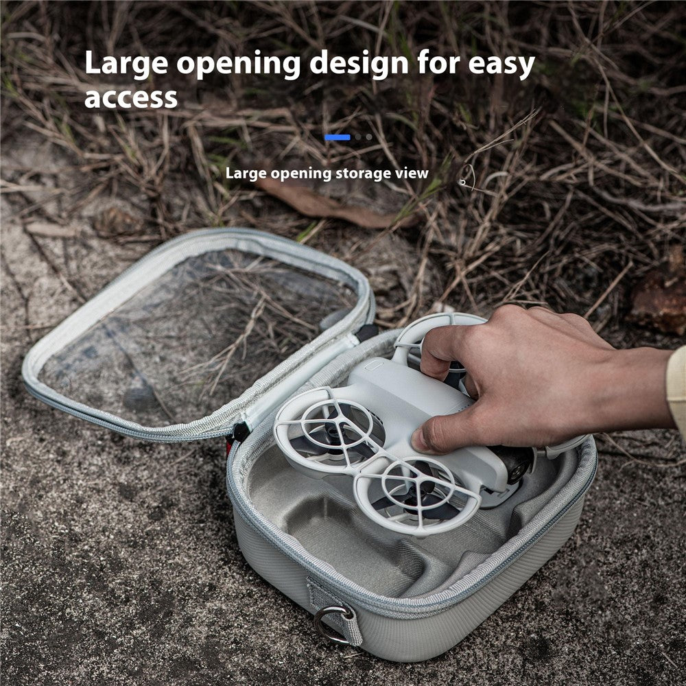 STARTRC 1151213 For DJI Neo PU+PC Protective Case RC Drone Clear Portable Storage Bag with Shoulder Strap