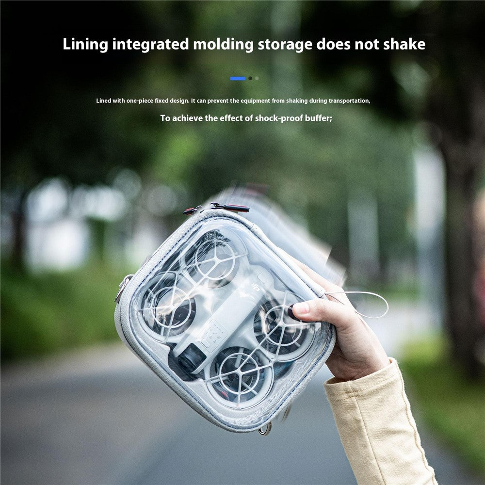 STARTRC 1151213 For DJI Neo PU+PC Protective Case RC Drone Clear Portable Storage Bag with Shoulder Strap