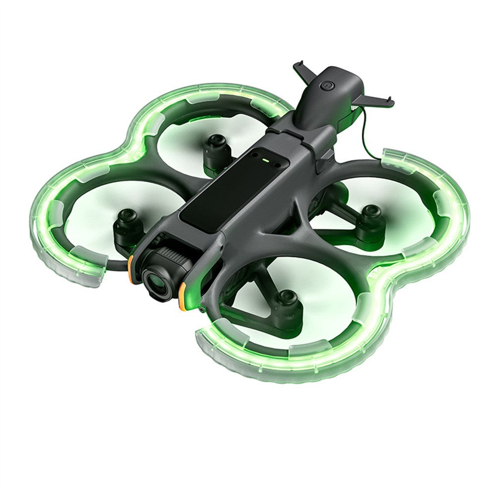 STARTRC 1144758 For DJI Avata 2 Anti-Collision Drone Propeller Guard Plastic Protection Rings with Light