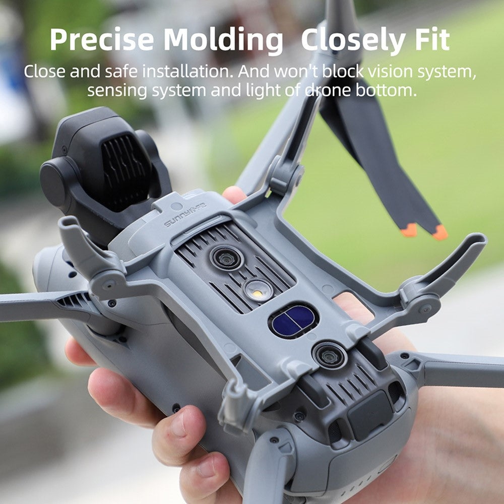 SUNNYLIFE A3S-LG909 For DJI Air 3S / Air 3 Plastic Landing Gear Foldable Drone Heighten Landing Stand