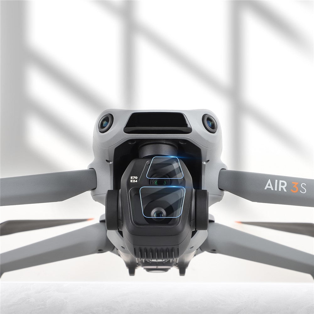 SUNNYLIFE 1 Set For DJI Air 3S Anti-Scratch Drone Tempered Glass Film HD Screen Protector