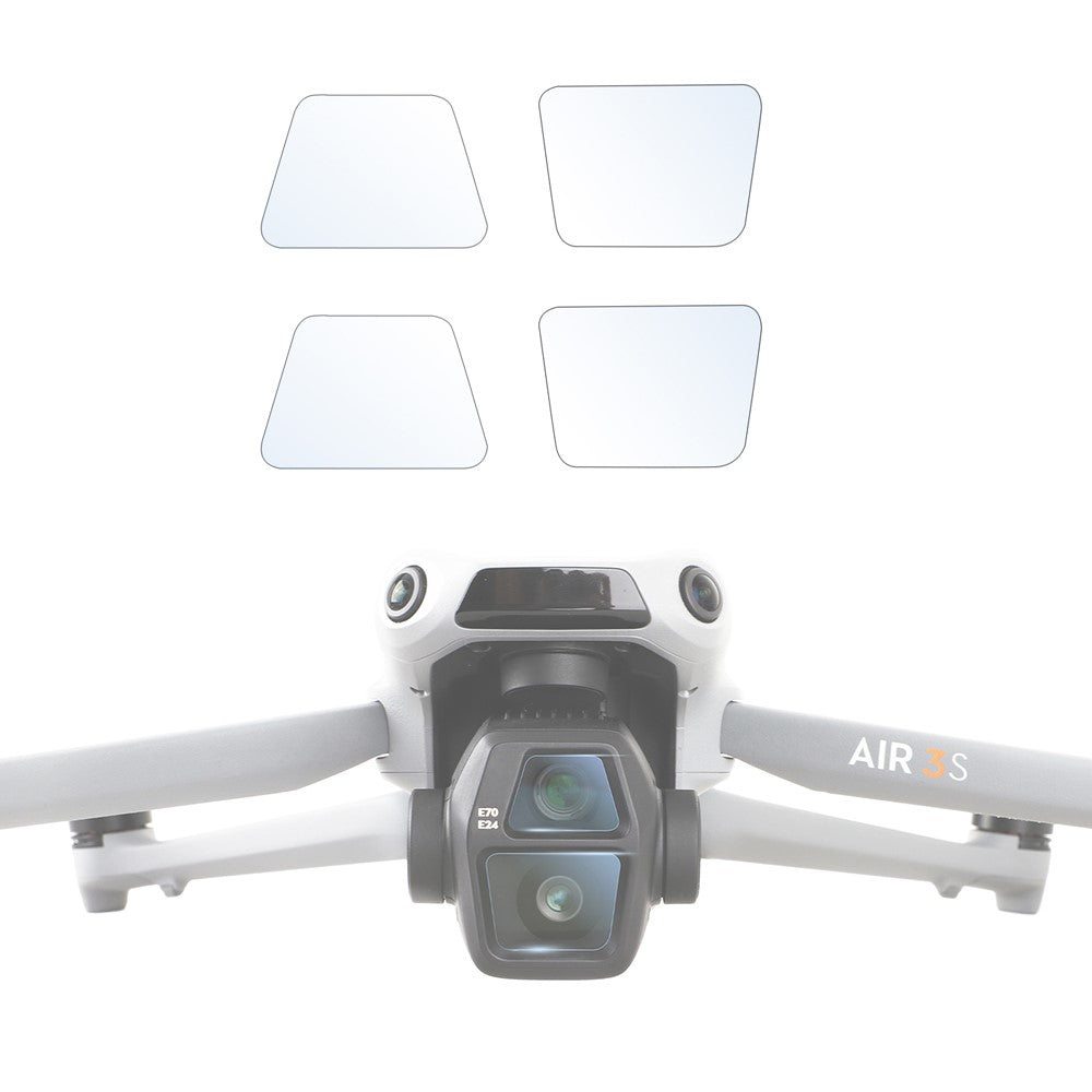 SUNNYLIFE 2 Sets For DJI Air 3S Anti-Scratch Drone Tempered Glass Film HD Screen Protector