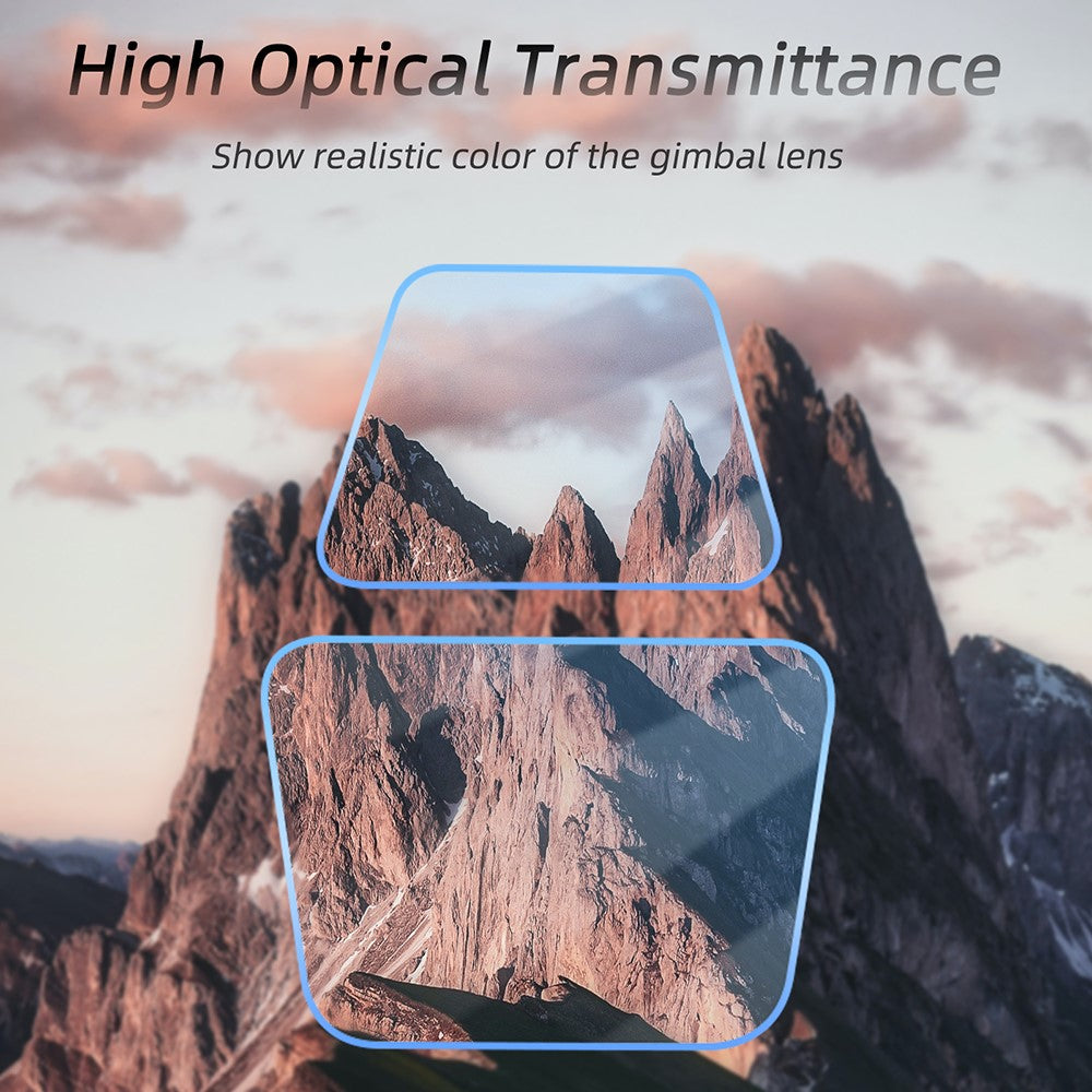 SUNNYLIFE 2 Sets For DJI Air 3S Anti-Scratch Drone Tempered Glass Film HD Screen Protector