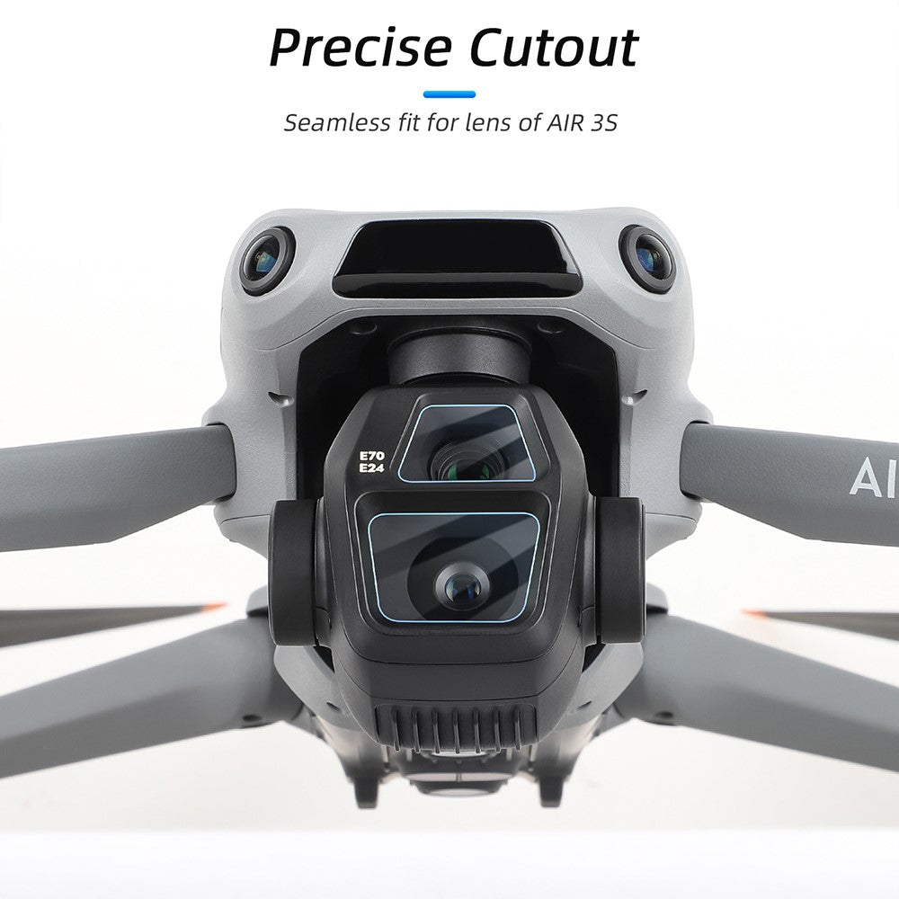 SUNNYLIFE 2 Sets For DJI Air 3S Anti-Scratch Drone Tempered Glass Film HD Screen Protector