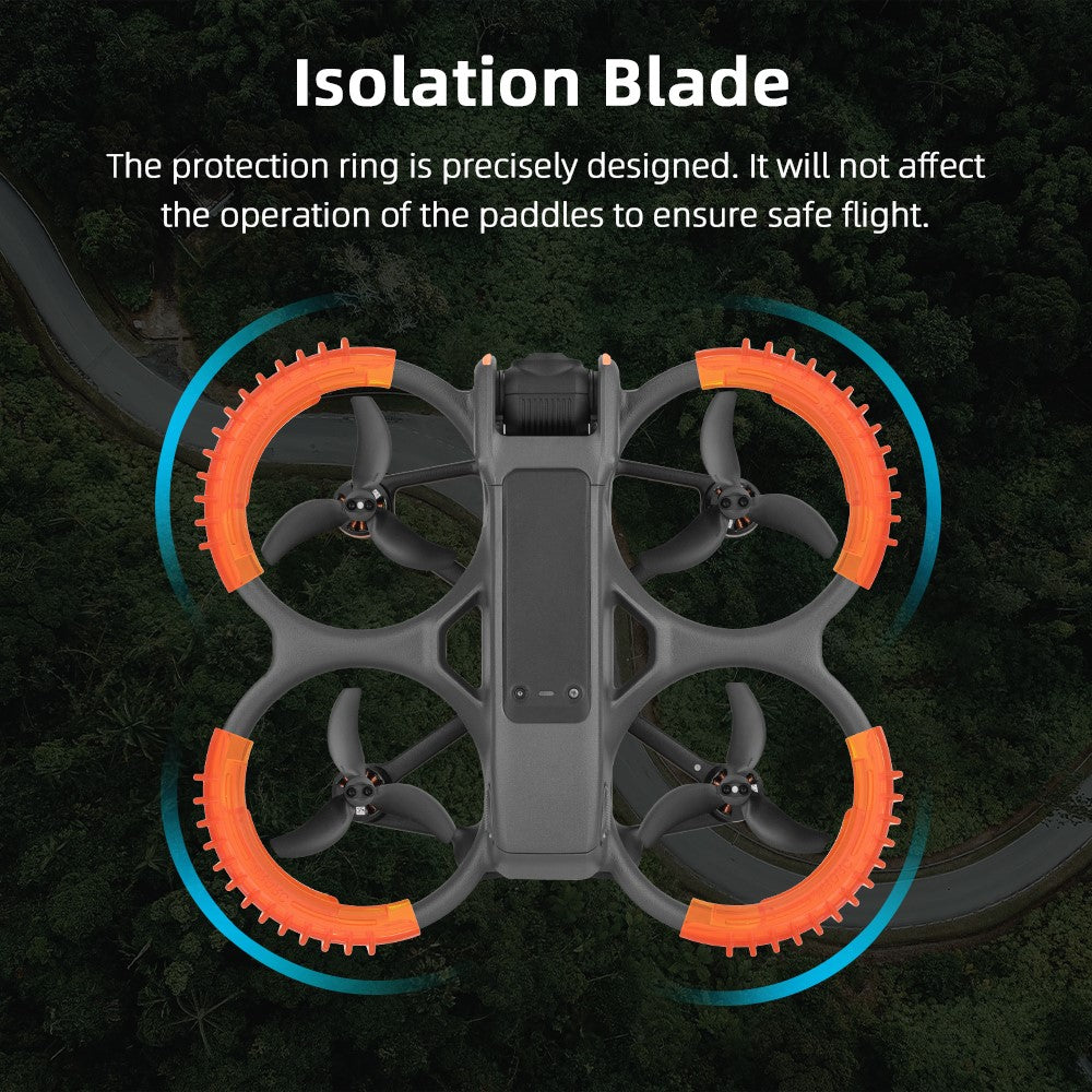 BRDRC 4Pcs / Set Protective Bumper for DJI Avata 2 Propeller Guard Protector Anti-Collision Drone Accessories