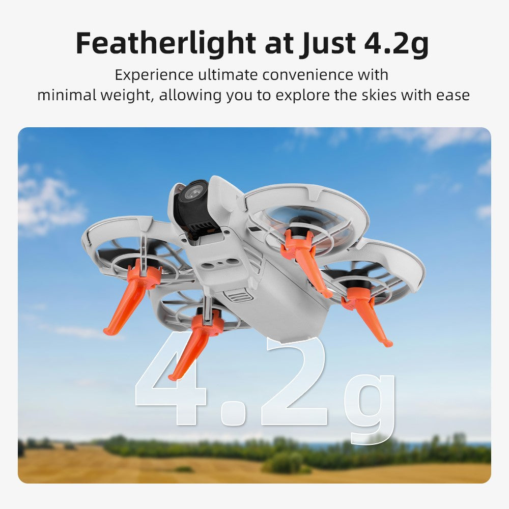 BRDRC 4Pcs / Set For DJI Neo Drone Landing Gears Quick Release ABS Extension Legs Kit