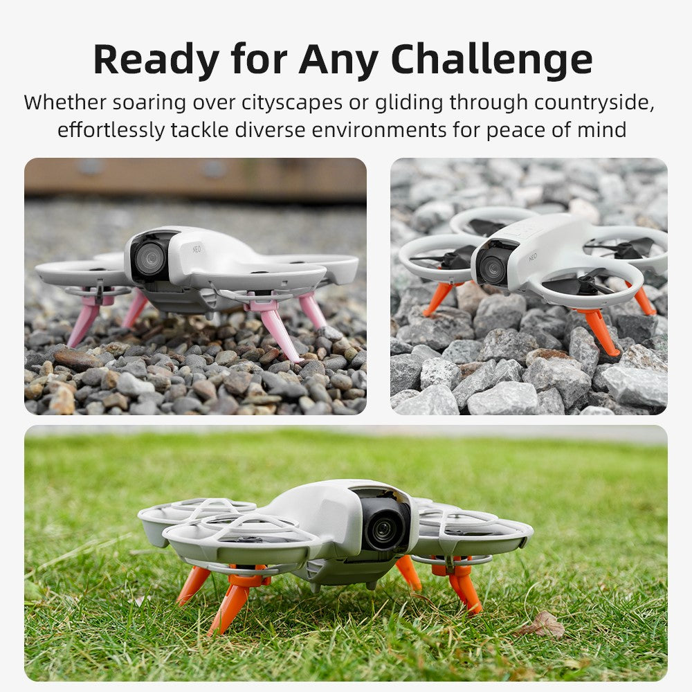 BRDRC 4Pcs / Set For DJI Neo Drone Landing Gears Quick Release ABS Extension Legs Kit
