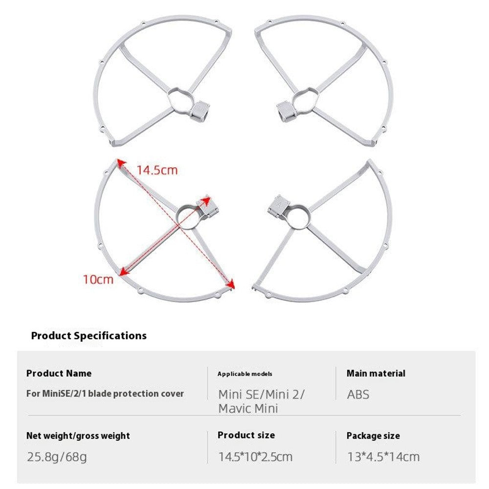 BRDRC For DJI Mini 4K / Mini SE / Mini 2 / Mini 1 Propeller Guard Cover RC Drone Protective Bumper Anti-Collision