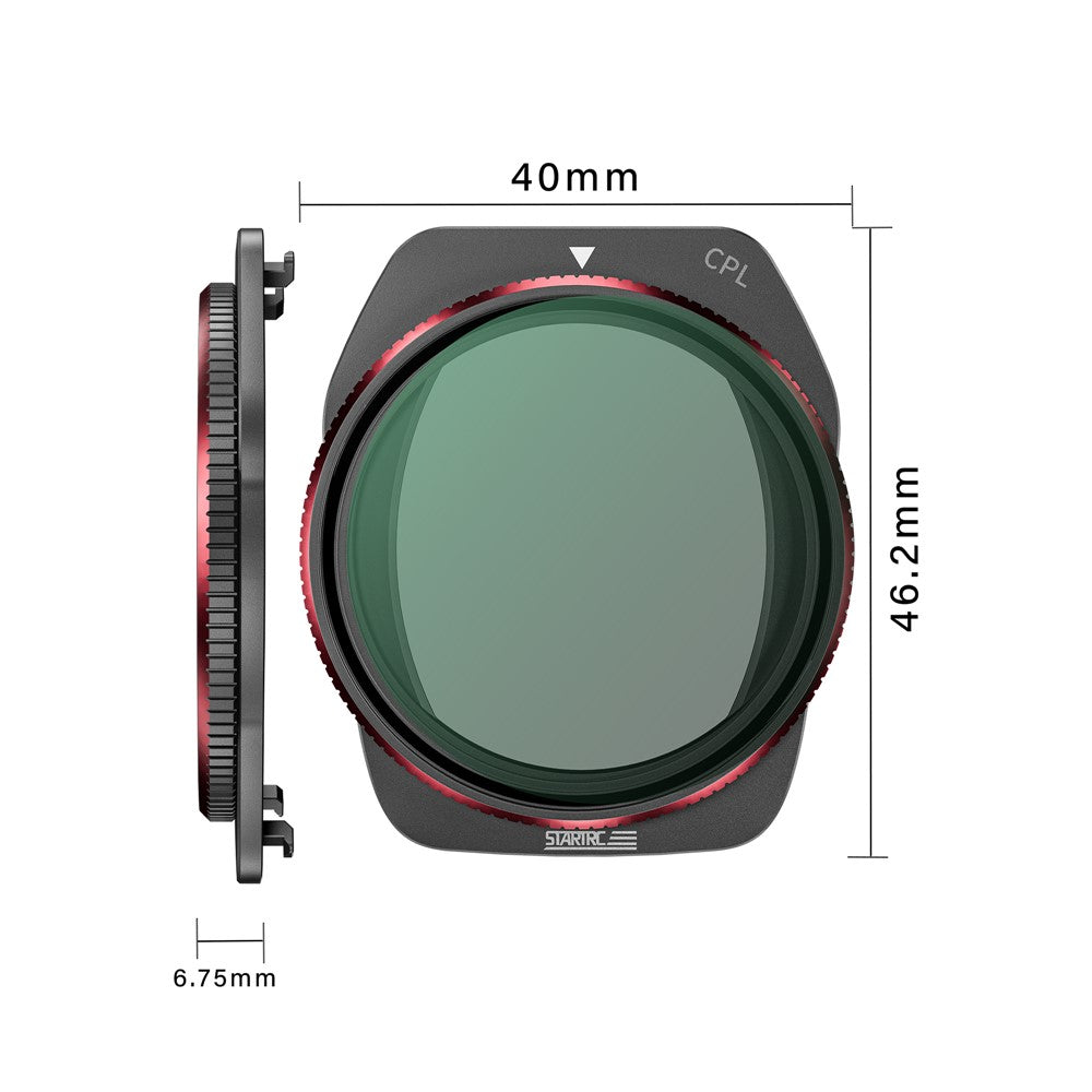 STARTRC 1154757 For DJI Air 3S Drone Camera CPL Filter Aluminum Alloy + Glass CPL Lens Filter