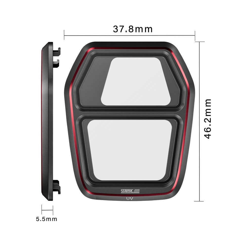 STARTRC 1154771 For DJI Air 3S Drone Camera UV Filter Aluminum Alloy + Glass UV Lens Filter